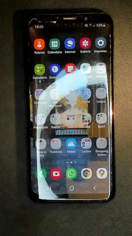 Samsung Galaxy S9 de J****r antes de la reparación de puerto de carga