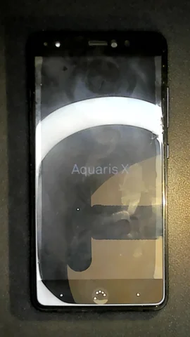 BQ Aquaris X Pro de R**l antes de la reparación de batería