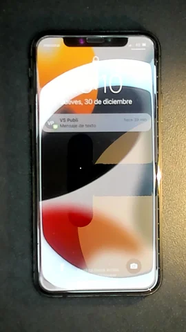 Foto tomada del Apple iPhone X de A*****o posterior a la reparación de auricular el 26 de Diciembre de 2021