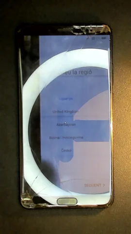 Huawei Mate 10 de A****n antes de la reparación de pantalla