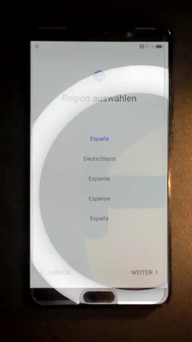 Foto tomada del Huawei Mate 10 de A****n posterior a la reparación de pantalla el 28 de Diciembre de 2021