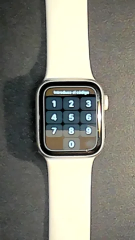 Foto tomada del Apple Watch Serie 5 40mm de M***a posterior a la reparación de cristal digitalizador el 30 de Diciembre de 2021