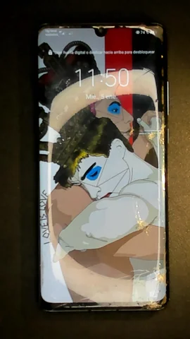 Huawei P30 Pro de J**é antes de la reparación de pantalla