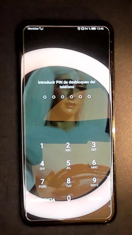 Foto tomada del Huawei P Smart Z de R****l posterior a la reparación de pantalla el 13 de Enero de 2022