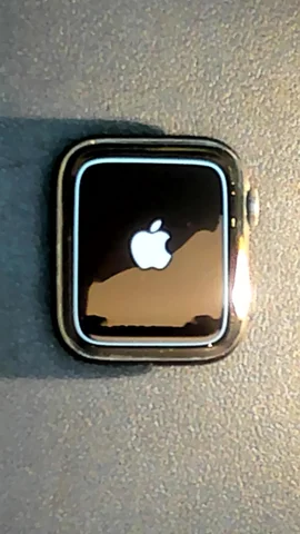 Foto tomada del Apple Watch Serie 5 44mm de F*******o posterior a la reparación de batería el 4 de Febrero de 2022