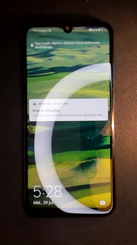 Foto tomada del Huawei P smart 2019 de M***a posterior a la reparación de pantalla el 7 de Abril de 2022