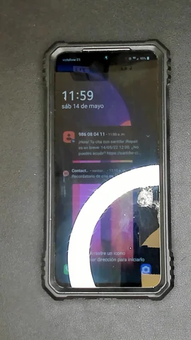 LG V60 ThinQ 5G de F*******o antes de la reparación de pantalla