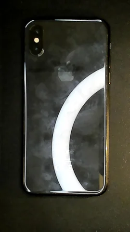 Foto tomada del Apple iPhone XS de E*a posterior a la reparación de tapa trasera y pantalla el 24 de Mayo de 2022