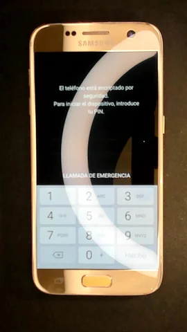 Foto tomada del Samsung Galaxy S7 de M****l posterior a la reparación de pantalla y lector de huellas (o inicio) el 29 de Junio de 2022