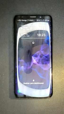 Foto tomada del Samsung Galaxy S9 de D***o posterior a la reparación de batería el 13 de Julio de 2022