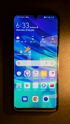 Foto tomada del Huawei P smart 2019 de R***o posterior a la reparación de pantalla el 18 de Julio de 2022