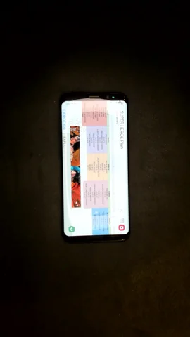 Samsung Galaxy S8 de A*******o antes de la reparación de puerto de carga
