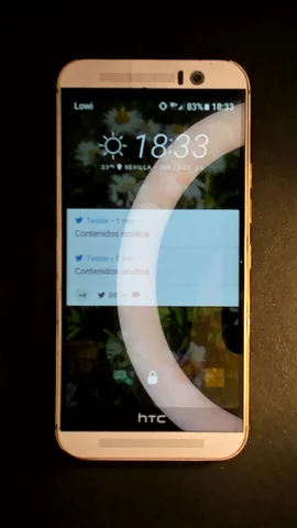 Foto tomada del HTC One M9 de R*****o posterior a la reparación de electrónica de botón de encendido y electrónica de botones de volumen y sensor de proximidad el 25 de Agosto de 2022