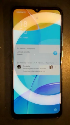 Foto tomada del Oppo A15 de J***e posterior a la reparación de pantalla el 1 de Septiembre de 2022