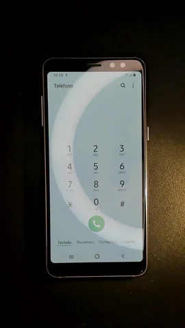 Samsung Galaxy A8 (2018) de M****l antes de la reparación de auricular