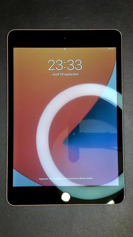 Foto tomada del Apple iPad mini 5 (2019) de L*****t posterior a la reparación de pantalla el 23 de Septiembre de 2022