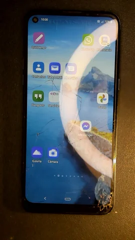 LG K61 de A*a antes de la reparación de pantalla