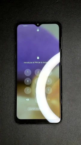 Foto tomada del Samsung Galaxy A32 5G de L**s posterior a la reparación de pantalla el 21 de Octubre de 2022
