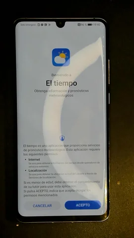 Huawei P30 Pro de O***r antes de la reparación de micrófono