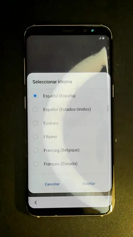 Foto tomada del Samsung Galaxy S8 de J*****n posterior a la reparación de puerto de carga el 29 de Noviembre de 2022