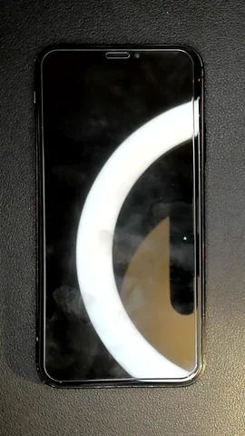 Apple iPhone X de M****l antes de la reparación de auricular y sensor de proximidad