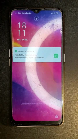 Oppo A5 (2020) de N*****s antes de la reparación de puerto de carga