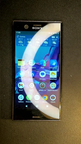 Sony Xperia XZ1 Compact de J**é antes de la reparación de auricular