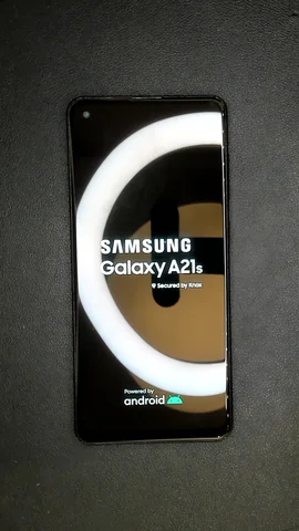 Foto tomada del Samsung Galaxy A21s de E*****o posterior a la reparación de pantalla el 22 de Diciembre de 2022