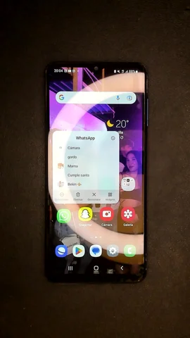 Foto tomada del Samsung Galaxy M12 de C****n posterior a la reparación de pantalla el 23 de Diciembre de 2022