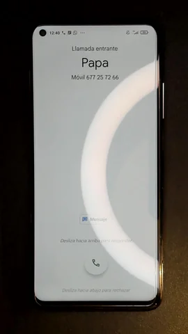 Foto tomada del Xiaomi Mi 10T 5G de I**n posterior a la reparación de pantalla el 28 de Diciembre de 2022