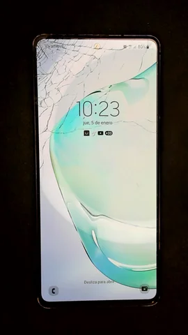 Samsung Galaxy Note10 Lite de R****l antes de la reparación de pantalla