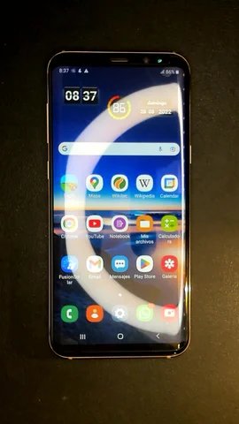 Foto tomada del Samsung Galaxy S8+ de J**n posterior a la reparación de pantalla el 18 de Enero de 2023