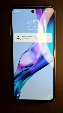 Foto tomada del Xiaomi Redmi Note 10 5G de J****r posterior a la reparación de pantalla el 6 de Febrero de 2023