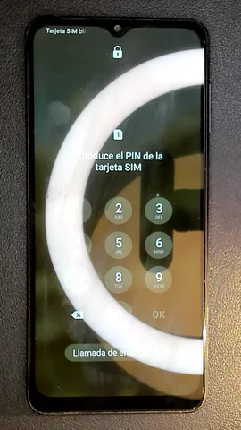 Foto tomada del Samsung Galaxy M12 de A**m posterior a la reparación de pantalla el 12 de Abril de 2023