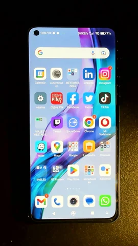 Xiaomi Mi 11 Lite de J**é antes de la reparación de batería y electrónica de botón de encendido y lector de huellas (o inicio)