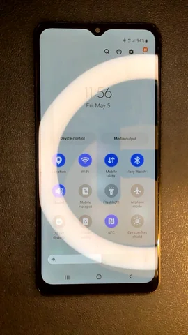 Foto tomada del Samsung Galaxy A12 de V******a posterior a la reparación de pantalla el 5 de Mayo de 2023