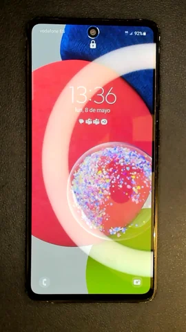 Foto tomada del Samsung Galaxy A52 de C****s posterior a la reparación de pantalla el 8 de Mayo de 2023