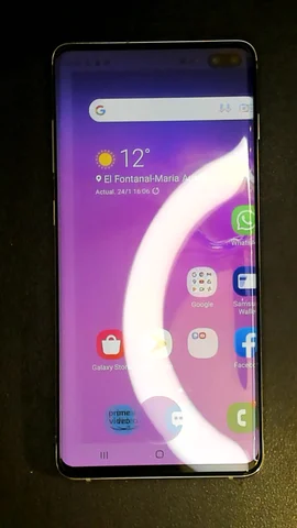 Foto tomada del Samsung Galaxy S10+ de P**o posterior a la reparación de pantalla el 17 de Mayo de 2023