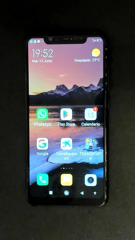 Xiaomi Mi 8 de M***a antes de la reparación de batería