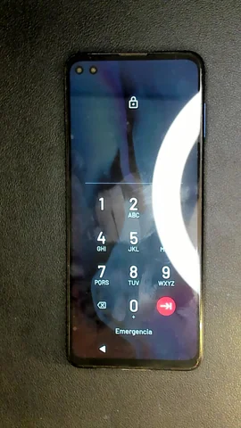 Motorola Moto G 5G Plus de J**é antes de la reparación de puerto de carga