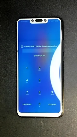 Foto tomada del Huawei P Smart Plus de R***e posterior a la reparación de batería el 21 de Junio de 2023