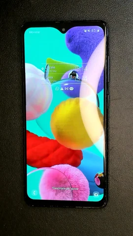 Foto tomada del Samsung Galaxy A51 de A****o posterior a la reparación de pantalla el 10 de Agosto de 2023