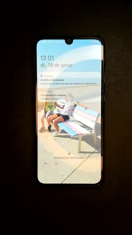 Foto tomada del Samsung Galaxy A70 de F*******o posterior a la reparación de pantalla el 22 de Agosto de 2023