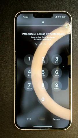 Apple iPhone 14 Plus de I**n antes de la reparación de pantalla