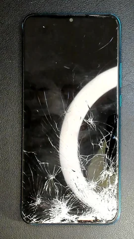 Xiaomi Redmi 9 de A*a antes de la reparación de pantalla