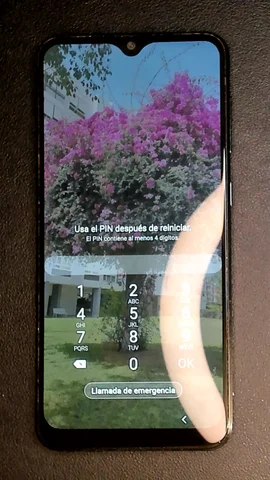 Foto tomada del Samsung Galaxy A50 de J****r posterior a la reparación de puerto de carga y micrófono el 20 de Noviembre de 2023