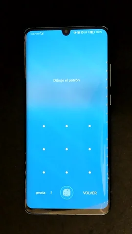 Huawei P30 Pro de A***o antes de la reparación de auricular