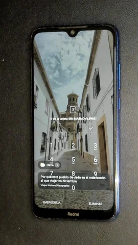 Foto tomada del Xiaomi Redmi Note 8T de J***s posterior a la reparación de batería el 27 de Diciembre de 2023