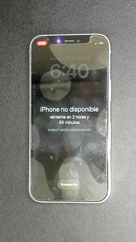 Apple iPhone 12 mini de M***a antes de la reparación de pantalla