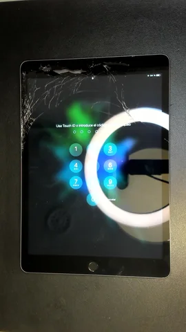 Apple iPad 7 10.2 (2019) de R****l antes de la reparación de cristal digitalizador